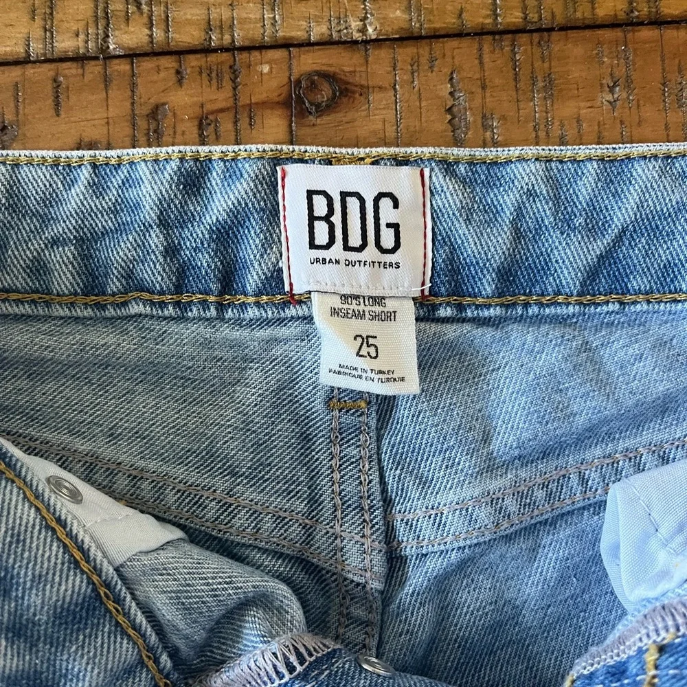 Urban Outfitters BDG 90s Denim Shorts Long Inseam‎ - Picture 3 of 4
